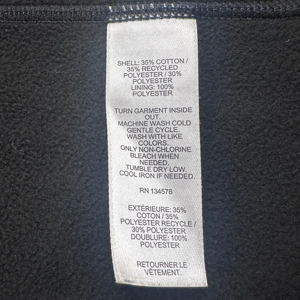 Vineyard Vines Mens Mountain Sweater Fleece Vest Nautical Navy‎ Full Zip Blue XS